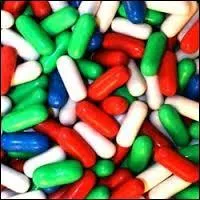 Quels bonbons sont représentés sur la photo ?