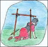 Un peu plus dure celle-ci, mais vous allez trouver : " Passer sous les fourches caudines" .