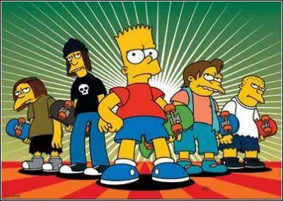 Que regardent Bart et Lisa?