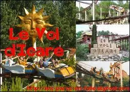 Dans l'attraction le vol d'Icare à quoi ressemble le wagon ?