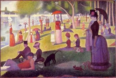 Retrouvez le titre de cette toile c&eacute;l&egrave;bre de Georges Seurat :