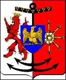 A qui appartiennent ces armoiries ?
Partie : au I, d'argent au lion léopardé de gueules, armé, lampassé et couronné d'azur (Berg) ; au II, de gueules aux rais d'escarboucle, pommetés et fleuronnés d'or de huit pièces (Clèves) ; à l'ancre de sable à quatre becs brochant sur le parti. Sur le tout, d'azur à l'aigle d'or empiétant un foudre du même, la tête contournée.