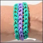 Quelles sont les couleurs de ce bracelet "crazy triple" ?