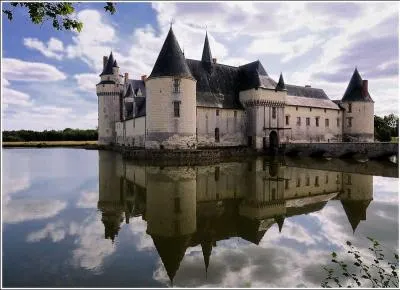 Dans quel département est situé le château du Plessis-Bourré, cerné de larges douves et dont la salle des Gardes possède un plafond décoré de scènes comiques?