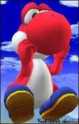 Quelle est la couleur des chaussures de ce Yoshi ? Elles sont :