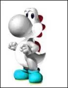 Quelle est la couleur des chaussures de ce Yoshi ?