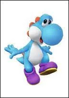 Quelle est la couleur des chaussures de ce Yoshi ? Elles sont :