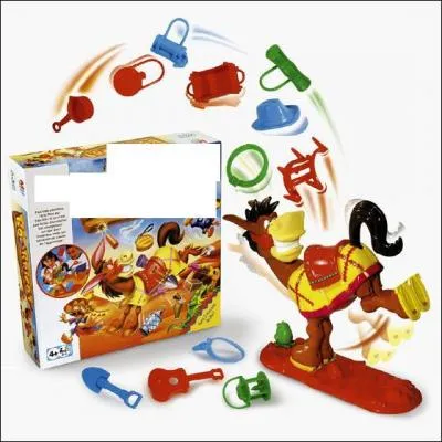 Trop chargé, ce cheval se cabre et envoie tout valser, c'est :