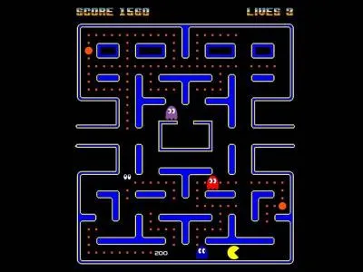 La star des jeux d'arcades qui dévore les fantômes, c'est :