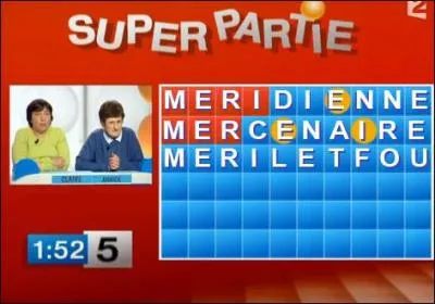 Ce jeu, diffusé depuis 1990, est basé sur le principe très simple des anagrammes. Il s'agit de...