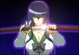 Cette femme adore tuer et elle s'appelle Saeko. Elle provient de l'animé...
