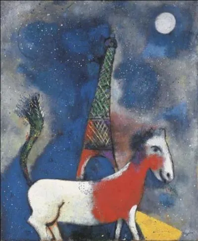 Quelle bête est représentée sur cette toile de Marc Chagall ?