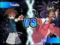 Vrai ou faux : dans les jeux Pokémon Noir ou Blanc 2, Iris est la championne de la Ligue.