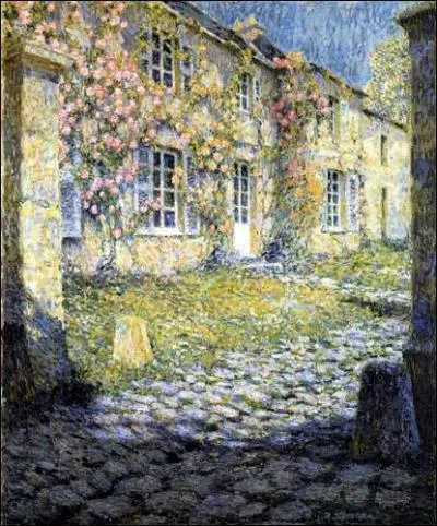 Maison aux roses à Versailles.