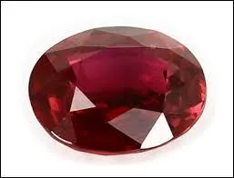 Quel est le nom de cette jolie pierre précieuse rouge ?