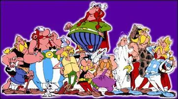 Quels sont les personnages qui apparaissent dans la BD d'"Astérix" ?
