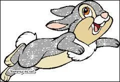 Dans quel dessin animé ce charmant lapin joue-t-il ?