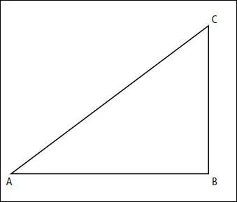 Quel est l'orthocentre de ce triangle ABC rectangle en B ?