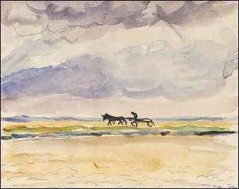 Qui a peint La Charette sous l'orage ?