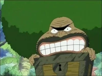 Sur l'Île au Trésor, quand Luffy demande à Gaimon s'il est né dans ce coffre, celui-ci répond :