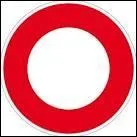 Combien le panneau "circulation interdite" a-t-il d'axes de symétrie ?