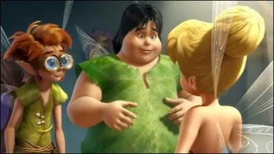 Qui est la fée située à gauche de l'image, et qui porte des lunettes?