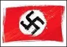 Que symbolisent le blanc et le rouge sur le drapeau nazi ?