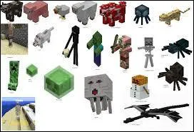 Combien y a-t-il de créatures différentes dans Minecraft ?