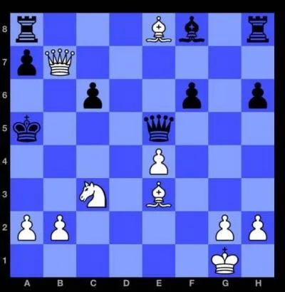 Quel coup des blancs permet de créer un mat en 3 ?