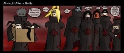 L'Akatsuki après la bataille ! Qui a carrément perdu la tête ?