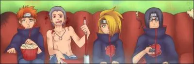 L'Akatsuki se fait un ciné ! Mais quelque chose m'intrigue... Qui vient de tuer quelqu'un avant de venir ?