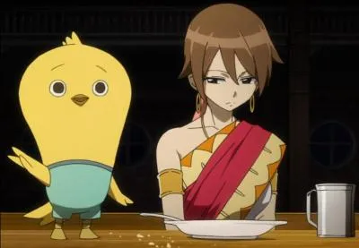 Lucy les ramène à la guilde de Fairy Tail. Comment s'appellent-ils ?