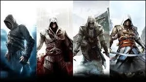 Quel est le nom du personnage principal de chaque jeu "Assassin's Creed" ? (dans l' ordre : 1, 2, 3, 4)