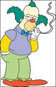 A laquelle de ces choses Krusty n'est-il pas dépendant ?