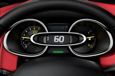 Ce compteur est celui d'une marque de voiture française.