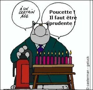 Alex, de plus en plus inquiet de te voir souffler tes bougies, a donc chargé Jimmy de se munir ...