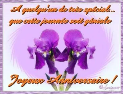 Jeefcoop, attentionné, a choisi tes fleurs préférées !