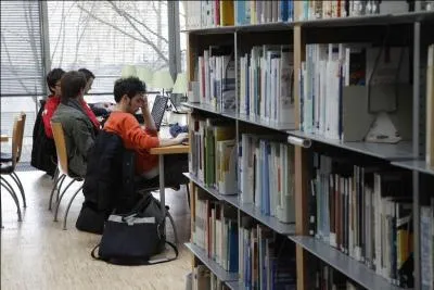 Pierre et Michel sont à la bibliothèque. Je les ai ... chercher.