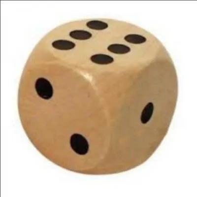 Sur un dé à jouer classique quel est le chiffre opposé au chiffre six ?