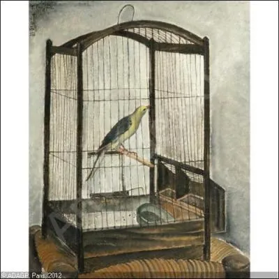 Qui a peint La cage aux oiseaux ?