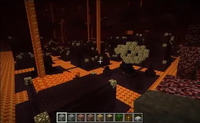 En quelle matière est fait un donjon du Nether ?