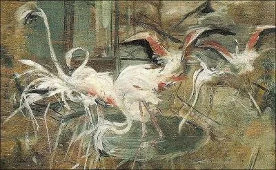 Qui a peint Ibis et flamants roses ?