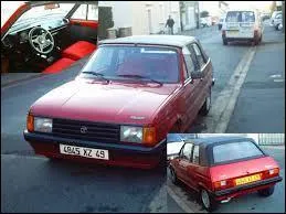 La Samba, ici en version cabriolet, est un modèle de la marque ...