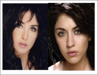 Isabelle Adjani et Nolwenn qui se trouve ...