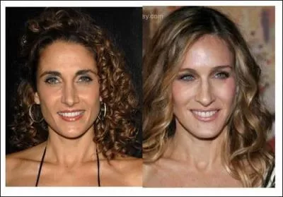 Voici Mélina Kanakaredes ( Les experts ) et Sarah Jessica Parker ; Sarah Jessica Parker est :