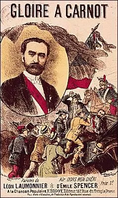 Dans quelle ville le Président de la République Sadi Carnot a-t-il été assassiné le 25 juin 1894 ?