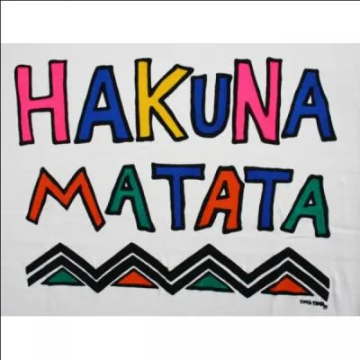 Qui chante  Hakuna Matata  ?
