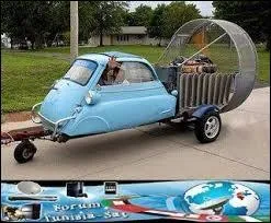 Quelle est cette voiture bizarre ?