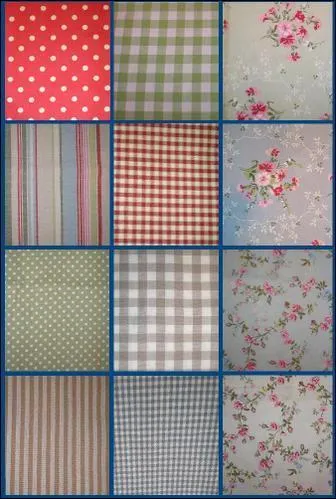 Le plus souvent, le vichy est un tissu...