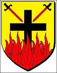 Voici le blason du village d'Oradour-sur-Glane. Il se situe en région ...